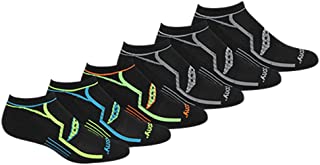 Saucony Men's Multi-Pack Performance Comfort Fit No-Show Socks