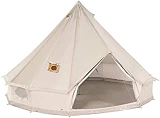 DANCHEL 5M Cotton Bell Tent with Two Stove Jacket (Top and Wall)