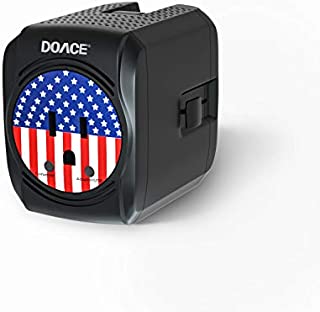 2020 Upgrade 2000W Travel Voltage Converter Adapter Combo Step Down 220V to 110V for Hair Dryer Straightener Curling Iron Laptop Cell Phone 8A Dual USB Power Converters Wall Charge for 200 Countries