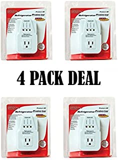 4 pcs Voltage Protector Brownout Surge Refrigerator