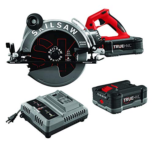 SKILSAW SPTH70M-21 10-1/4'' TRUEHVL Cordless Worm Drive Saw Kit with 2 Batteries