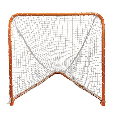 STX Lacrosse Folding Backyard Lacrosse Goal, Orange, 6 x 6-Feet