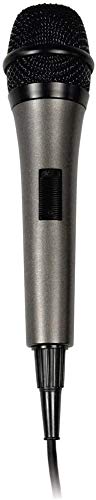 Wired Dynamic Karaoke Microphone, Unidirectional Vocal Handheld Microphone with 10ft Cord with On/Off Switch for Stage, Karaoke, Speech, Wedding