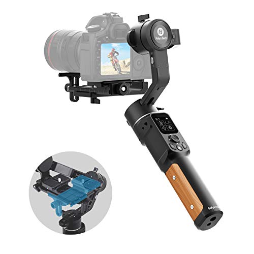 Camera Stabilizer-FeiyuTech Official AK2000C Foldable Release Plate DSLR Stabilizer 3 Axis Camera Gimbal Stabilizer for Canon Sony Panasonic Nikon Fujifilm Mirrorless SLR with Wi-Fi/Cable