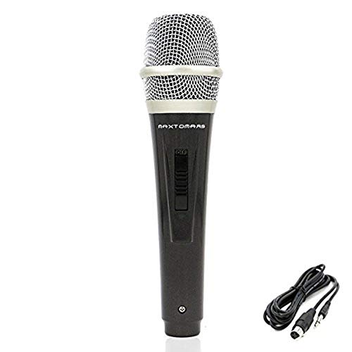 Wired Dynamic Microphone, Dynamic Vocal Microphone for Speaker,Wired Hand held Mic with On and Off Switch and 10 Feet