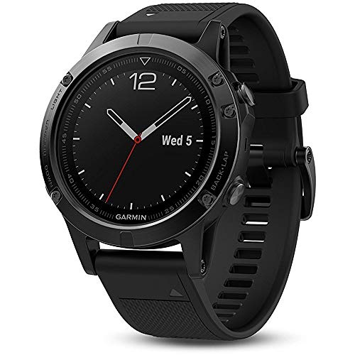 Garmin Fenix 5 Sapphire - Black with Black Band