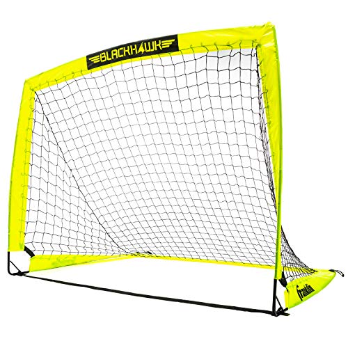 Franklin Sports Blackhawk Portable Soccer Goal Pop-Up Soccer Goal Portable Soccer Net 4 x 3 Foot