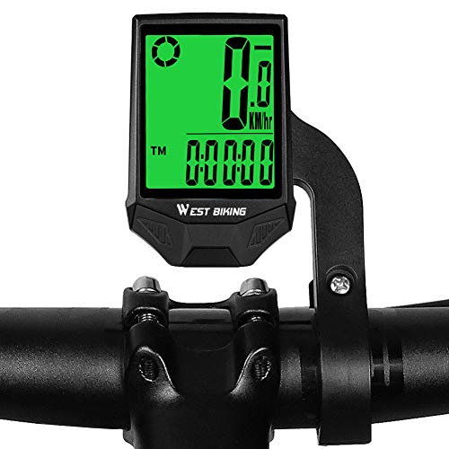 CYCLESPEED Wireless Bike Computer Waterproof Bicycle Speedometer Odometer, Support Smart Sensor LCD Backlight Display Automatic Wake-up for MTB Road Cycling18 Functions, Extension Bracket
</p>
                                                            </div>
                            <div class=
