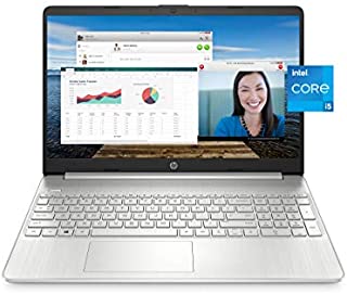 HP 15 Laptop, 11th Gen Intel Core i5-1135G7 Processor, 8 GB RAM, 256 GB SSD Storage, 15.6 Full HD IPS Display, Windows 10 Home, HP Fast Charge, Lightweight Design (15-dy2021nr, 2020)