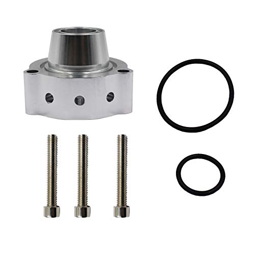 KMT 2.0T Diverter Valve valve spacer kit Blow Off BOV Atmospheric Dump compatible with VW Audi- TSI FSI TFSI MK5 MK6 GTI 2.0T 2.0 T Diverter DV Universal Car Styling DIY blow off valve adapter