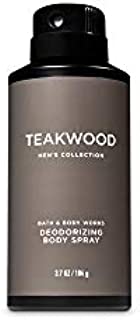 Bath & Body Works Teakwood Men's Deodorizing Body Spray 3.7 Oz.