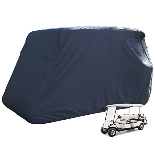 moveland 6 Passenger Golf Cart Storage Cover Compatible with E Z GO, Club Car, Yamaha - Waterproof & Durable
