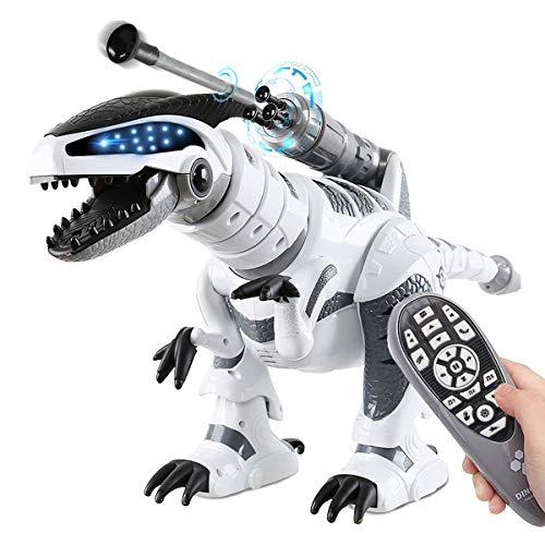 Fistone RC Robot Dinosaur Intelligent Interactive Smart Toy Electronic Remote Controller Robot Walking Dancing Singing with Fight Mode Toys for Kids Boys Girls Age 5 6 7 8 9 10 and Up Year Old
